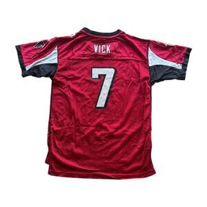 Michael Vick #7 Atlanta Falcons NFL Football Reebok Red Jersey Size YOUTH XL